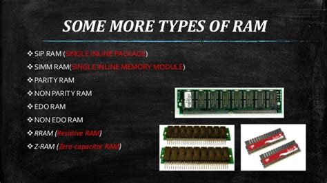 edo ram|explain ram and its types.